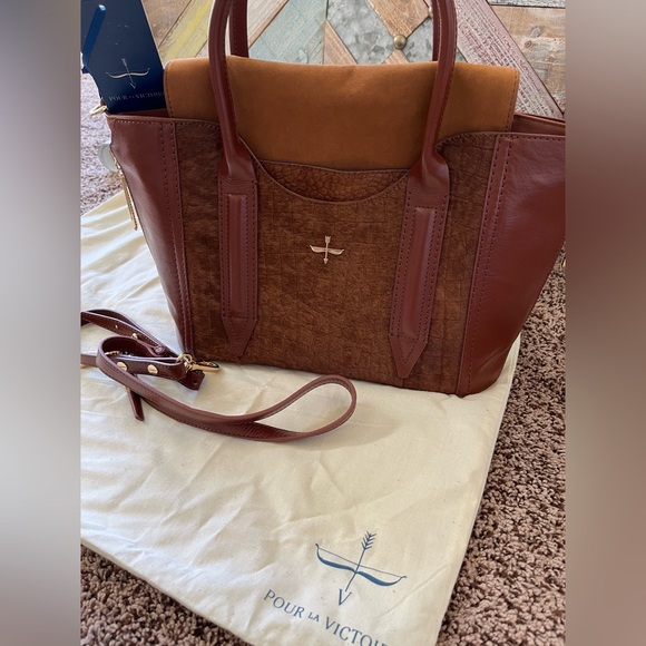 Pour La VICTOIRE Bag Leather And Pony Hair Brown - Picture 8 of 13